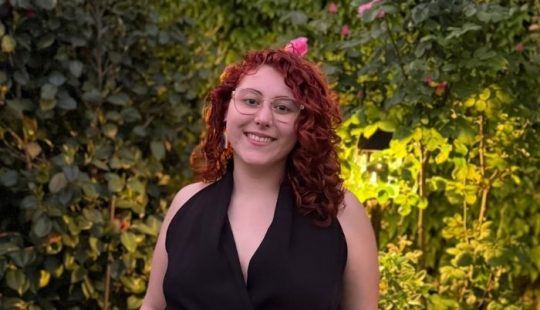 Fotografía facial de Valentina Mosso sonriendo