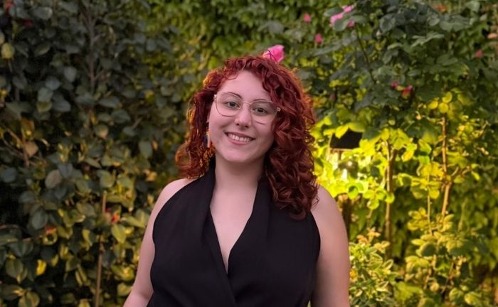 Fotografía facial de Valentina Mosso sonriendo